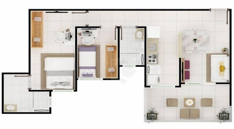 Imagem Apartamento com 3 Quartos para Alugar, 67 m² em Reserva Vista Verde - Indaiatuba Imagem Apartamento com 3 Quartos para Alugar, 67 m² em Reserva Vista Verde - Indaiatuba