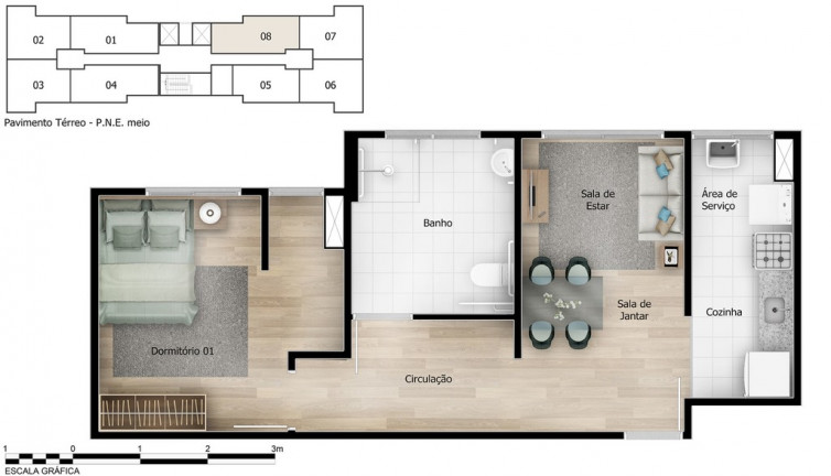 Imagem Apartamento com 2 Quartos à Venda, 44 m² em Usina Piratininga - São Paulo Imagem Apartamento com 2 Quartos à Venda, 44 m² em Usina Piratininga - São Paulo