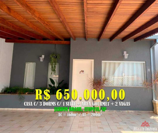 Imagem Casa com 3 Quartos à Venda, 160 m² em Centro - Itupeva Imagem Casa com 3 Quartos à Venda, 160 m² em Centro - Itupeva