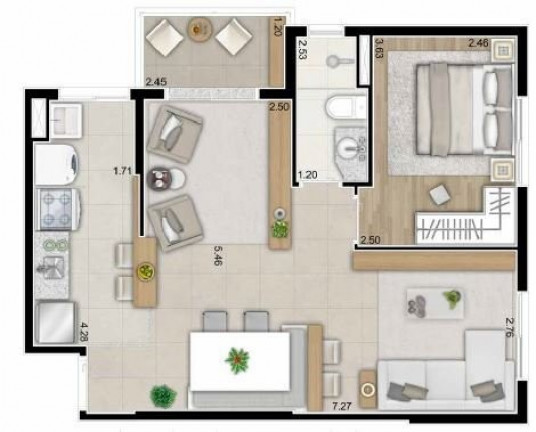 Imagem Imóvel com 2 Quartos à Venda, 57 m² em Vila São Luiz (valparaízo) - Barueri Imagem Imóvel com 2 Quartos à Venda, 57 m² em Vila São Luiz (valparaízo) - Barueri