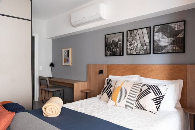 Imagem Apartamento com 1 Quarto para Alugar, 47 m² em Campo Belo - São Paulo