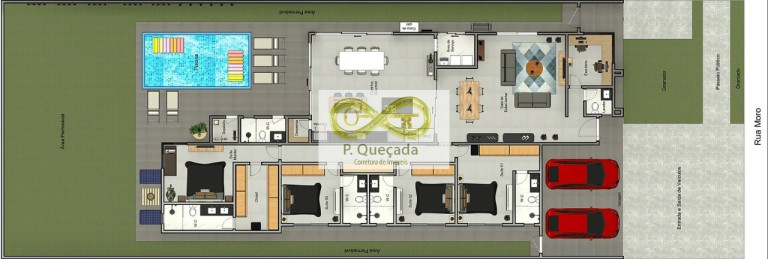 Imagem Casa com 4 Quartos à Venda, 276 m² em Jardim Planalto - Paulínia Imagem Casa com 4 Quartos à Venda, 276 m² em Jardim Planalto - Paulínia