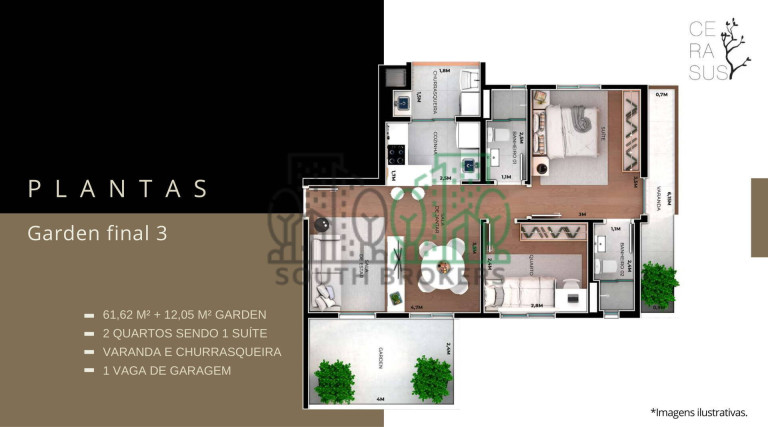 Imagem Apartamento com 2 Quartos à Venda, 34 m² em Boa Vista - Curitiba Imagem Apartamento com 2 Quartos à Venda, 34 m² em Boa Vista - Curitiba