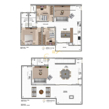 Imagem Apartamento com 3 Quartos à Venda, 73 m² em Centro - Pinhais Imagem Apartamento com 3 Quartos à Venda, 73 m² em Centro - Pinhais