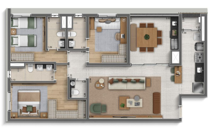 Imagem Apartamento com 3 Quartos à Venda, 159 m² em Perdizes - São Paulo Imagem Apartamento com 3 Quartos à Venda, 159 m² em Perdizes - São Paulo