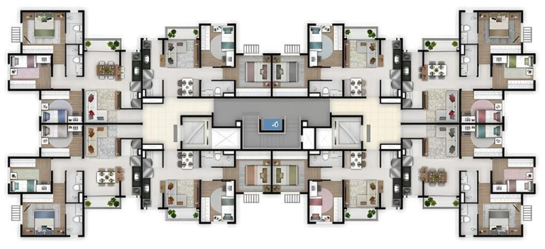 Imagem Apartamento com 3 Quartos à Venda, 61 m² em Chácaras Dona Gê - Goiânia Imagem Apartamento com 3 Quartos à Venda, 61 m² em Chácaras Dona Gê - Goiânia