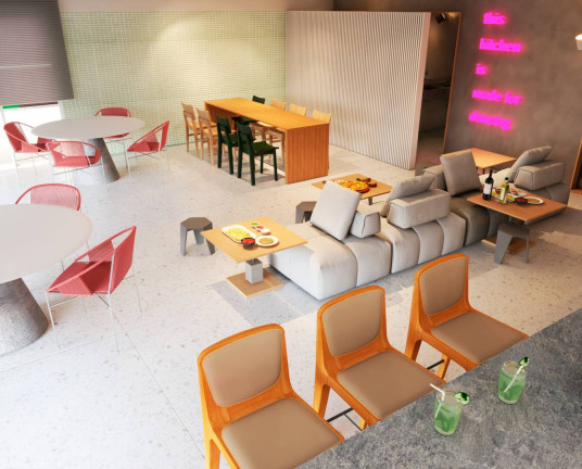 Imagem Apartamento com 1 Quarto à Venda, 54 m² em Canto Do Forte - Praia Grande