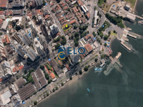 Imagem Terreno à Venda, 690 m² em Ponta Da Praia - Santos Imagem Terreno à Venda, 690 m² em Ponta Da Praia - Santos