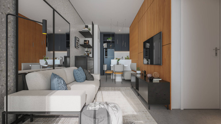 Imagem Apartamento com 2 Quartos à Venda, 40 m² em água Verde - Curitiba Imagem Apartamento com 2 Quartos à Venda, 40 m² em água Verde - Curitiba