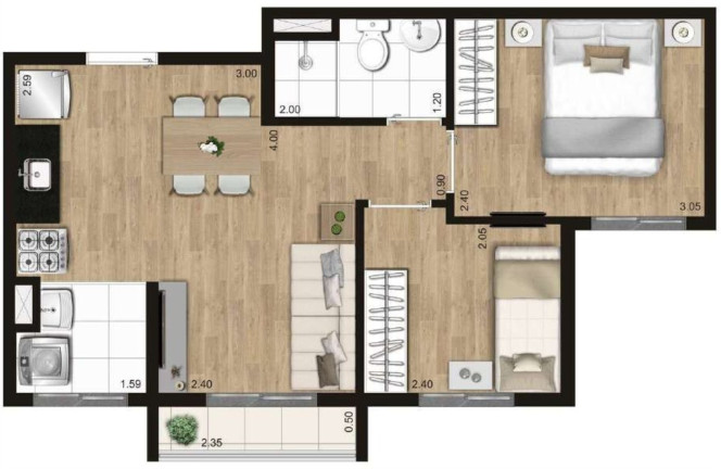 Imagem Apartamento com 2 Quartos à Venda, 36 m² em Freguesia Do ó - São Paulo Imagem Apartamento com 2 Quartos à Venda, 36 m² em Freguesia Do ó - São Paulo