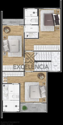 Imagem Sobrado com 3 Quartos à Venda, 155 m² em Costeira - São José Dos Pinhais Imagem Sobrado com 3 Quartos à Venda, 155 m² em Costeira - São José Dos Pinhais