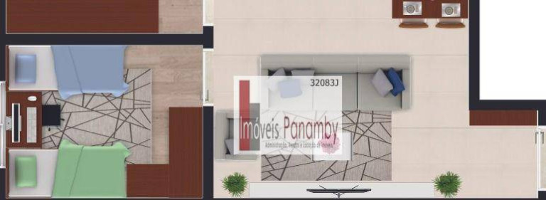 Imagem Apartamento com 1 Quarto à Venda, 35 m² em Bangu - Santo André Imagem Apartamento com 1 Quarto à Venda, 35 m² em Bangu - Santo André