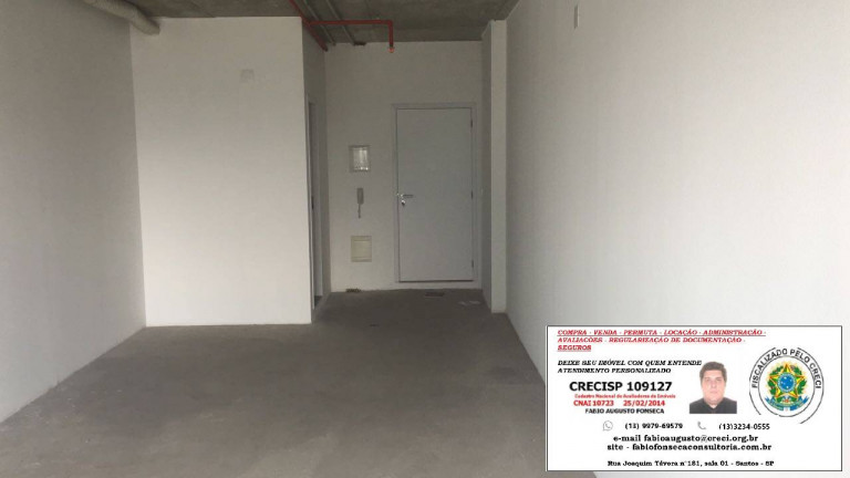 Imagem Sala Comercial à Venda, 42 m² em Valongo - Santos Imagem Sala Comercial à Venda, 42 m² em Valongo - Santos