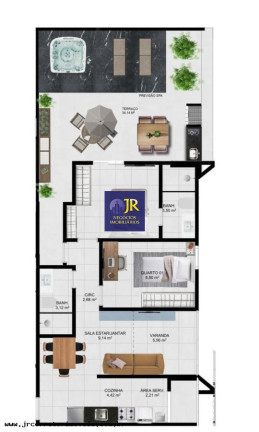 Imagem Imóvel com 2 Quartos à Venda, 64 m² em Praia De Itaparica - Vila Velha