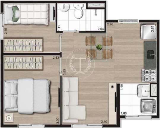 Imagem Apartamento com 2 Quartos à Venda, 36 m² em Vila Nina - São Paulo