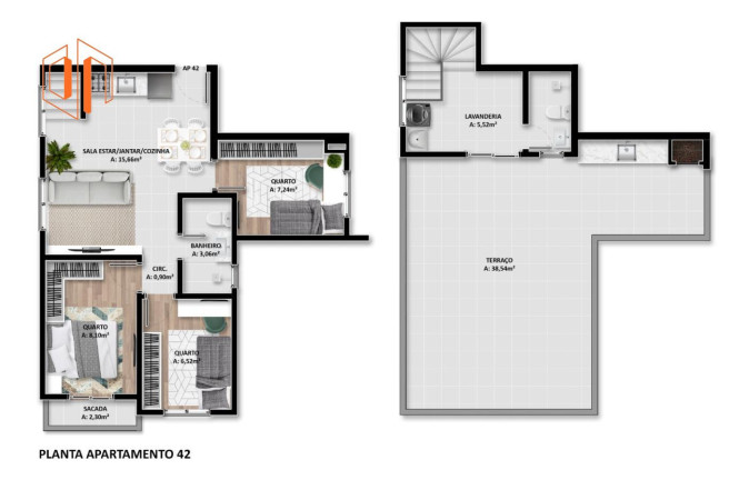 Imagem Apartamento com 3 Quartos à Venda, 55 m² em Parque Da Fonte - São José Dos Pinhais Imagem Apartamento com 3 Quartos à Venda, 55 m² em Parque Da Fonte - São José Dos Pinhais