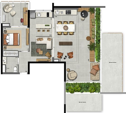 Imagem Apartamento com 1 Quarto à Venda, 44 m² em Pinheiros - São Paulo