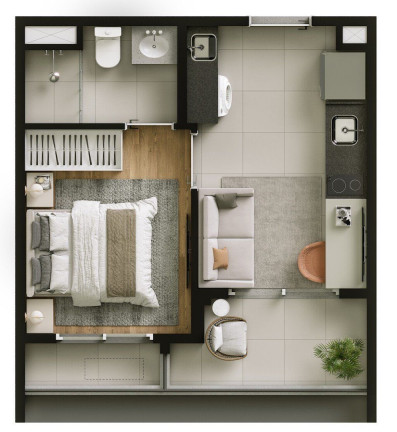 Imagem Apartamento com 1 Quarto à Venda, 26 m² em Cidade Monções - São Paulo Imagem Apartamento com 1 Quarto à Venda, 26 m² em Cidade Monções - São Paulo
