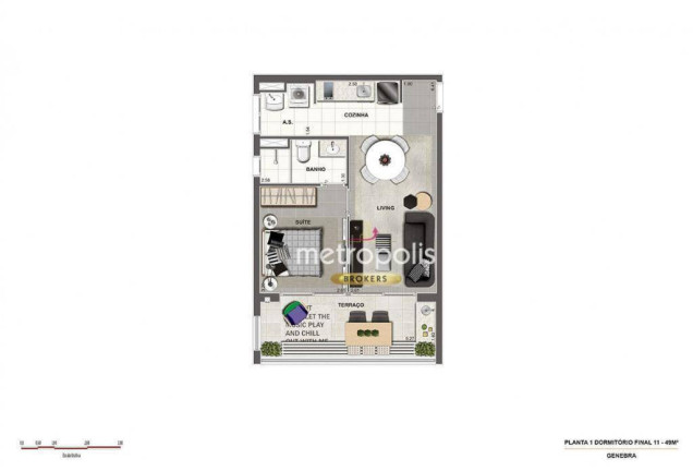 Imagem Studio com 1 Quarto à Venda, 42 m² em Bela Vista - São Paulo Imagem Studio com 1 Quarto à Venda, 42 m² em Bela Vista - São Paulo