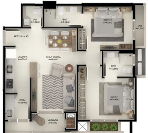 Imagem Apartamento com 2 Quartos à Venda, 74 m² em Trindade - Florianópolis Imagem Apartamento com 2 Quartos à Venda, 74 m² em Trindade - Florianópolis