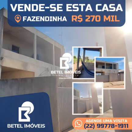 Imagem Sobrado com 4 Quartos à Venda, 180 m² em Guaxindiba - São Francisco De Itabapoana Imagem Sobrado com 4 Quartos à Venda, 180 m² em Guaxindiba - São Francisco De Itabapoana