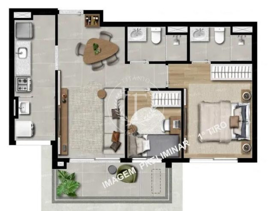 Imagem Apartamento com 2 Quartos à Venda, 55 m² em São Paulo Imagem Apartamento com 2 Quartos à Venda, 55 m² em São Paulo