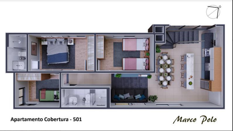 Imagem Apartamento com 3 Quartos à Venda, 110 m² em Bom Jesus - São José Dos Pinhais