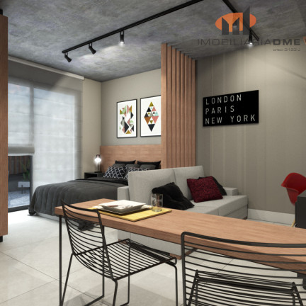 Imagem Studio com 1 Quarto à Venda, 25 m² em São Francisco - Curitiba