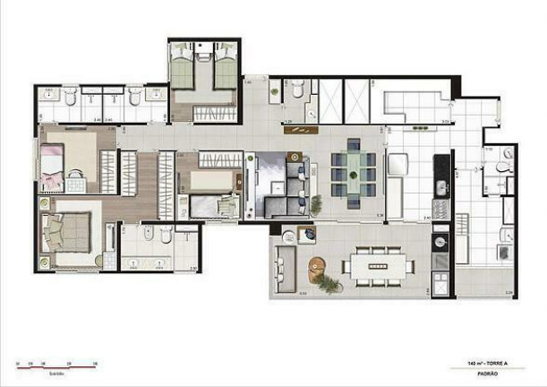Imagem Apartamento com 3 Quartos à Venda, 140 m² em Ipiranga - São Paulo