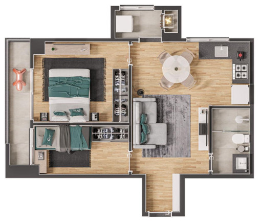 Imagem Apartamento com 3 Quartos à Venda, 76 m² Imagem Apartamento com 3 Quartos à Venda, 76 m²