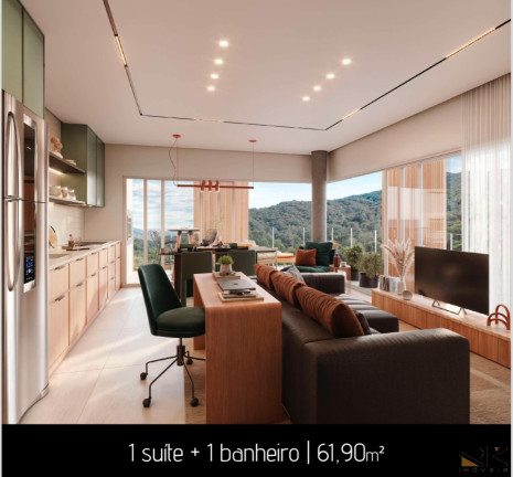 Imagem Apartamento com 1 Quarto à Venda, 39 m² em Toninhas - Ubatuba