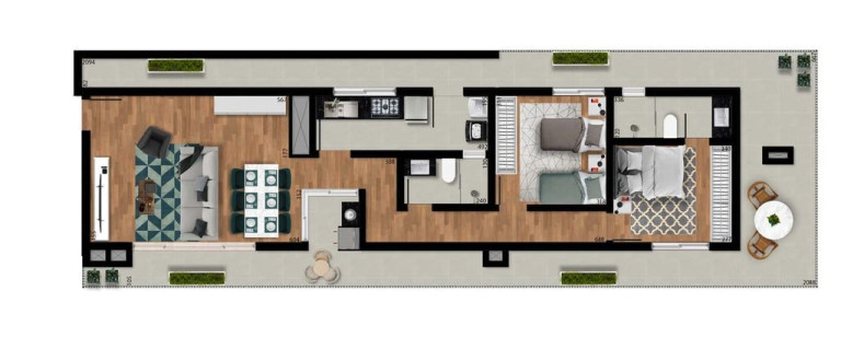 Imagem Cobertura com 2 Quartos à Venda, 85 m² em Capão Raso - Curitiba Imagem Cobertura com 2 Quartos à Venda, 85 m² em Capão Raso - Curitiba