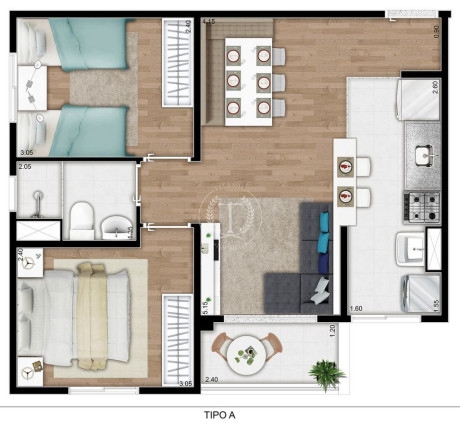 Imagem Apartamento com 2 Quartos à Venda, 50 m² em São Paulo Imagem Apartamento com 2 Quartos à Venda, 50 m² em São Paulo