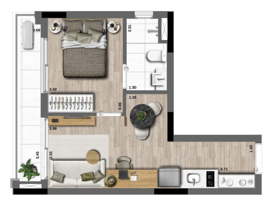 Imagem Apartamento com 2 Quartos à Venda, 65 m² em Indianópolis - São Paulo Imagem Apartamento com 2 Quartos à Venda, 65 m² em Indianópolis - São Paulo