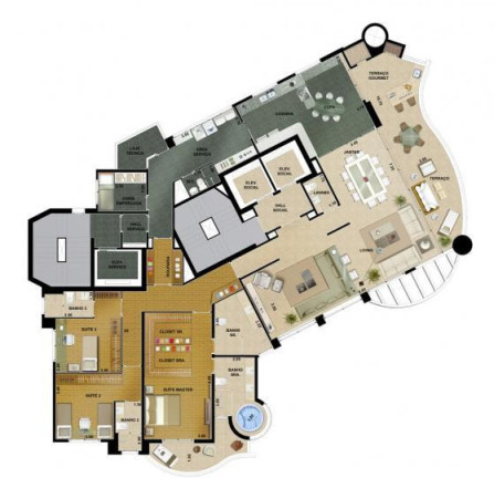 Imagem Apartamento com 4 Quartos à Venda, 265 m² em Anália Franco - São Paulo Imagem Apartamento com 4 Quartos à Venda, 265 m² em Anália Franco - São Paulo