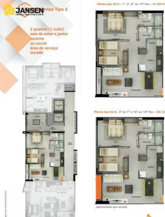 Imagem Apartamento com 2 Quartos à Venda, 57 m² em Tambaú - João Pessoa