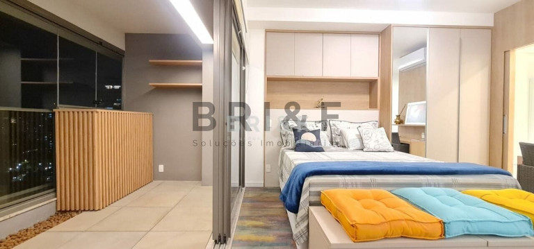 Imagem Apartamento com 1 Quarto para Alugar, 40 m² em Brooklin - São Paulo Imagem Apartamento com 1 Quarto para Alugar, 40 m² em Brooklin - São Paulo