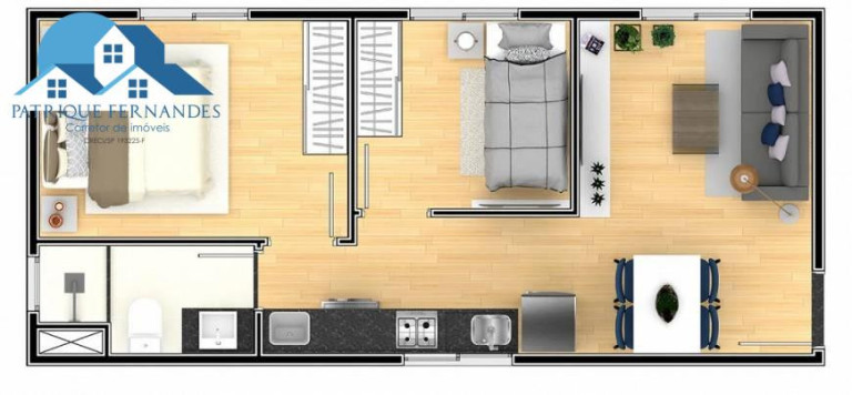 Imagem Apartamento com 2 Quartos à Venda, 35 m² em Vila Re - São Paulo