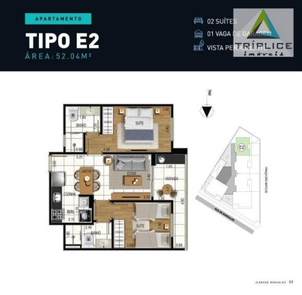Imagem Apartamento com 2 Quartos à Venda, 52 m² em São Mateus - Juiz De Fora Imagem Apartamento com 2 Quartos à Venda, 52 m² em São Mateus - Juiz De Fora