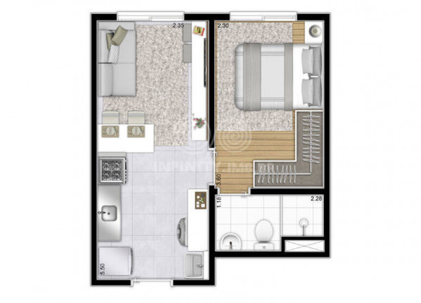 Imagem Apartamento com 1 Quarto à Venda, 32 m² em Vila Ema - São Paulo Imagem Apartamento com 1 Quarto à Venda, 32 m² em Vila Ema - São Paulo