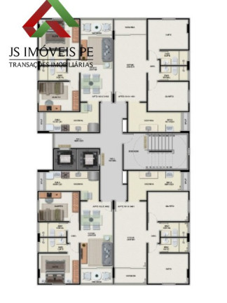 Imagem Imóvel com 2 Quartos à Venda, 56 m² em Iputinga - Recife Imagem Imóvel com 2 Quartos à Venda, 56 m² em Iputinga - Recife