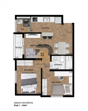 Imagem Imóvel com 2 Quartos à Venda, 60 m² em São Luiz - Itu Imagem Imóvel com 2 Quartos à Venda, 60 m² em São Luiz - Itu