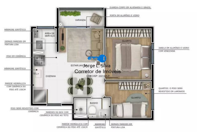 Imagem Apartamento com 2 Quartos à Venda, 37 m² em Lapa De Baixo - São Paulo