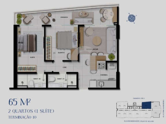 Imagem Apartamento com 2 Quartos à Venda, 64 m² em Jaguaribe - Salvador Imagem Apartamento com 2 Quartos à Venda, 64 m² em Jaguaribe - Salvador