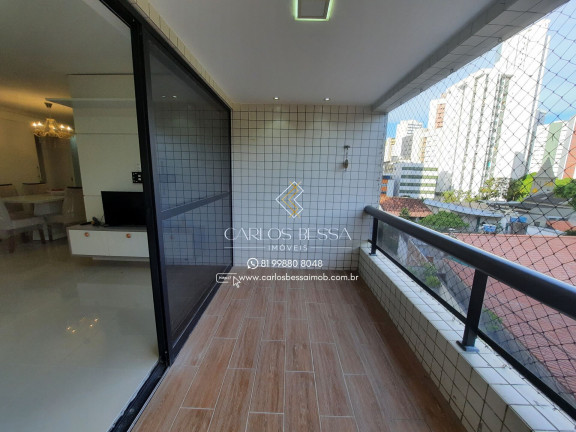 Imagem Apartamento com 3 Quartos à Venda, 120 m² em Aflitos - Recife
