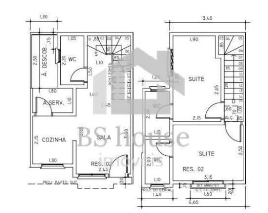 Imagem Sobrado com 2 Quartos à Venda, 54 m² em Vila Príncipe De Gales - Santo André Imagem Sobrado com 2 Quartos à Venda, 54 m² em Vila Príncipe De Gales - Santo André