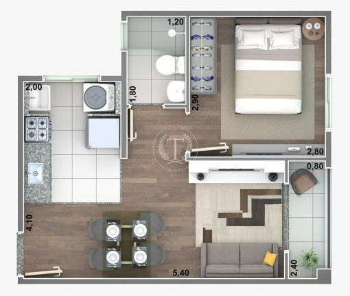 Imagem Apartamento com 1 Quarto à Venda, 35 m² em Jardim Oriental - São Paulo Imagem Apartamento com 1 Quarto à Venda, 35 m² em Jardim Oriental - São Paulo