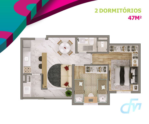 Imagem Apartamento com 2 Quartos à Venda, 46 m² em Jundiapeba - Mogi Das Cruzes Imagem Apartamento com 2 Quartos à Venda, 46 m² em Jundiapeba - Mogi Das Cruzes