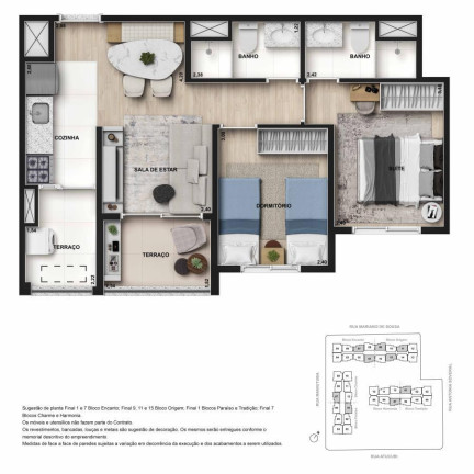 Imagem Apartamento com 3 Quartos à Venda, 62 m² em Vila Carrão - São Paulo