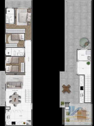 Imagem Apartamento com 3 Quartos à Venda, 97 m² em São Pedro - São José Dos Pinhais